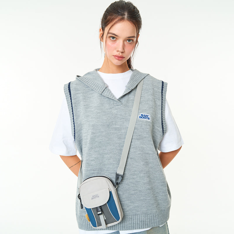 Original Logo Patch Knit Vest(2 color)