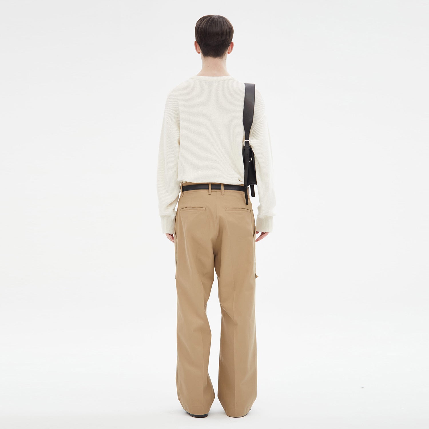 FLAP POKET COTTON CARGO PANTS(BEIGE)