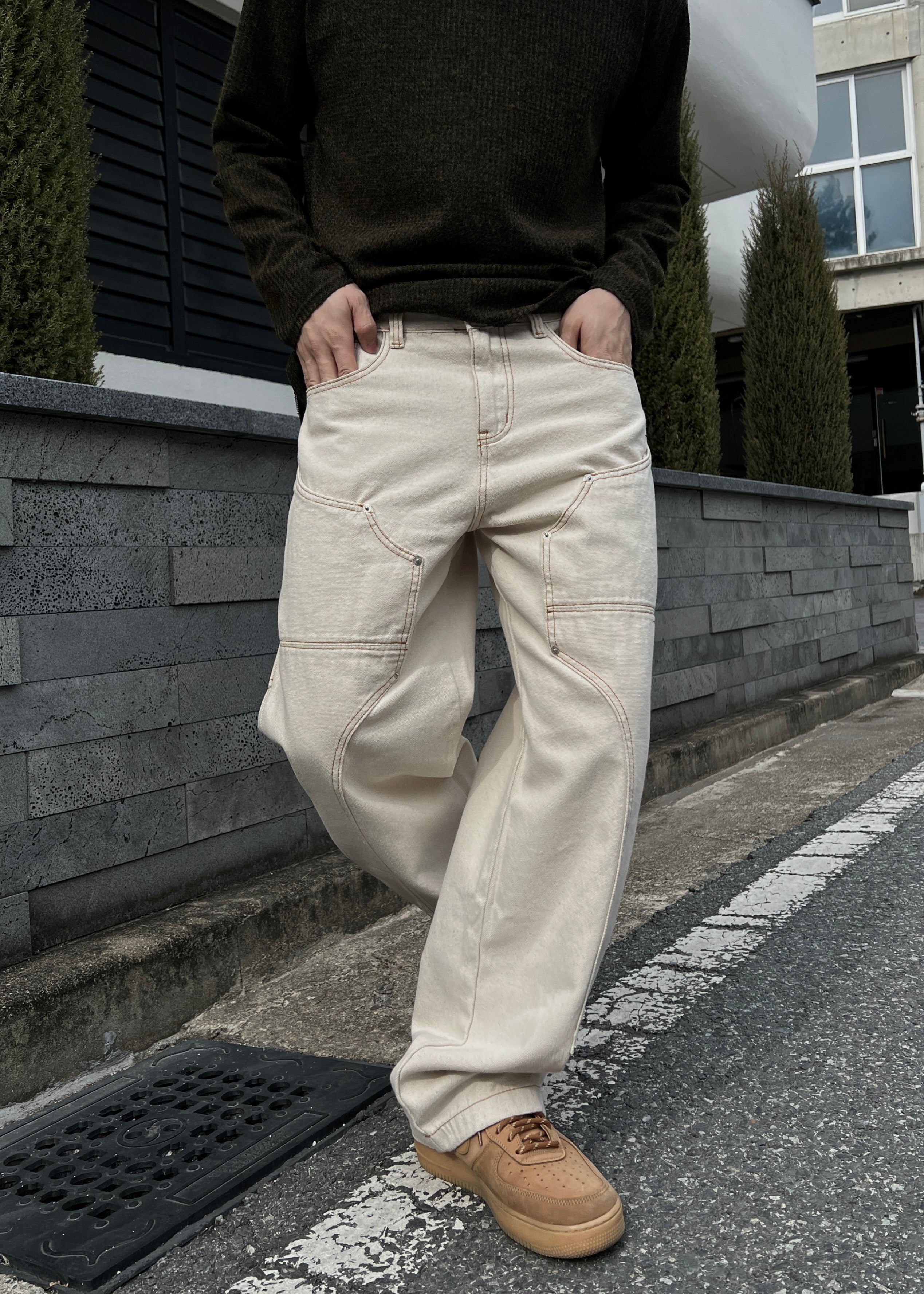 Century Double Carpenter Pants(2colors)