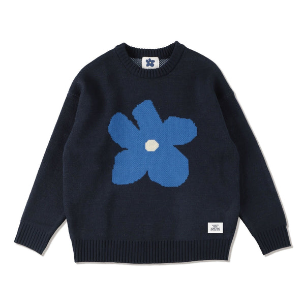 コラボレーションニット l My Sugar Babe × ODD STUDIO flower knit pullover