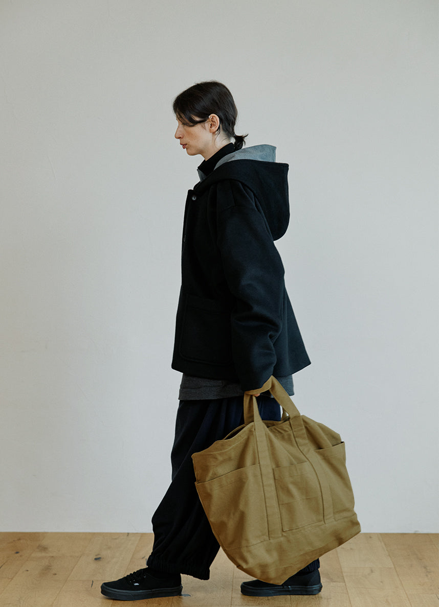 unisex canvas bag beige