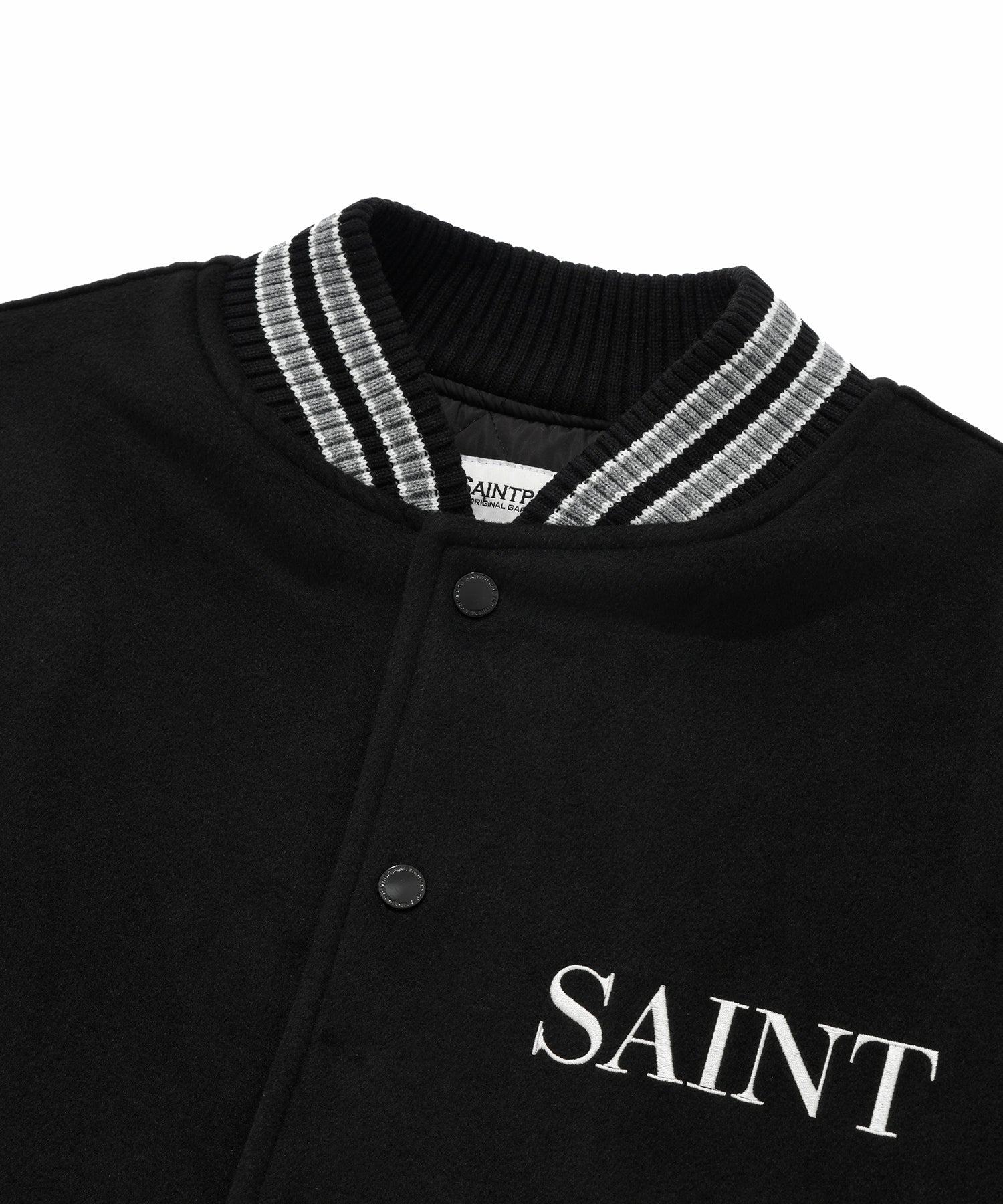 SP GRACE STADIUM JACKET-BLACK