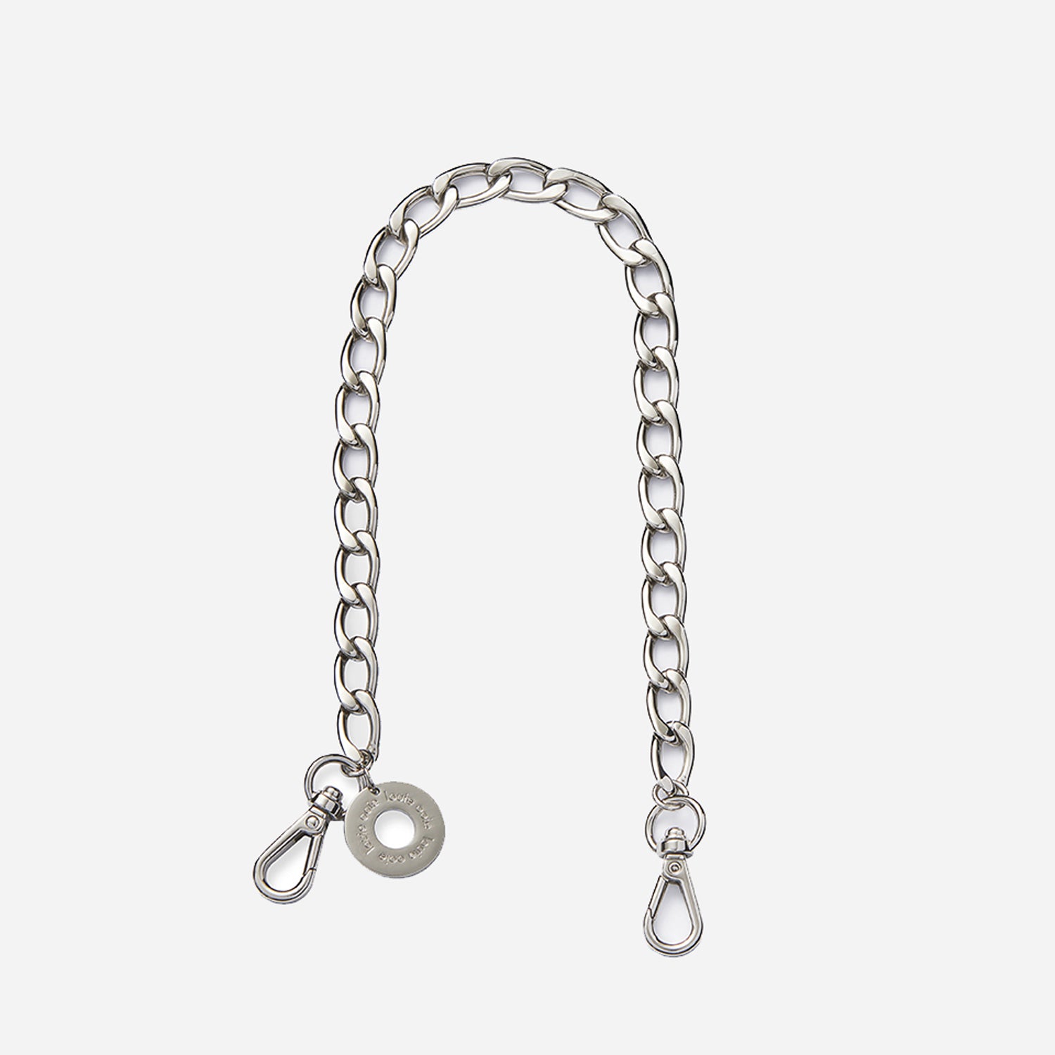 chain hand strap - silver