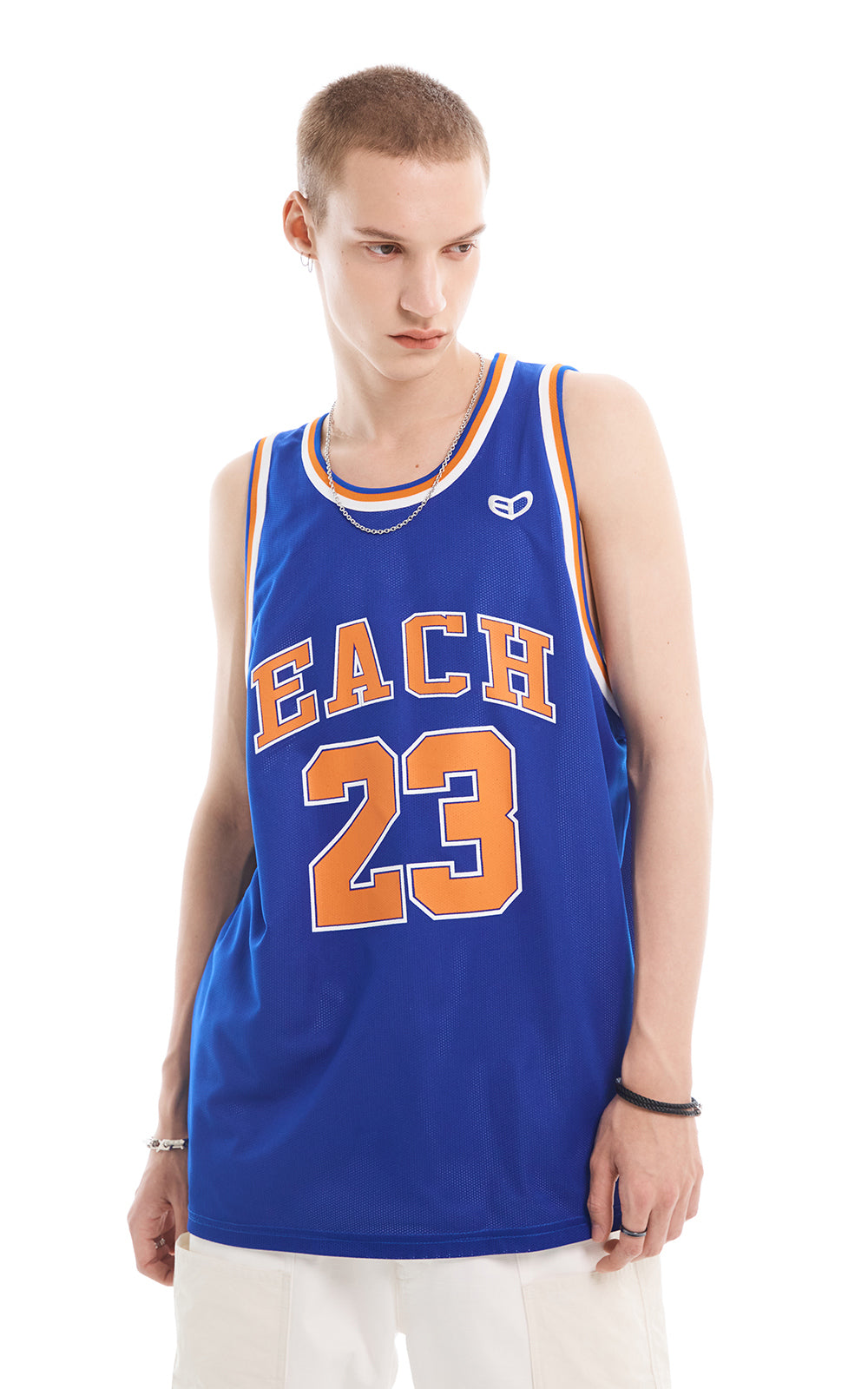 REVERSIBLE JERSEY_WHITE/BLUE