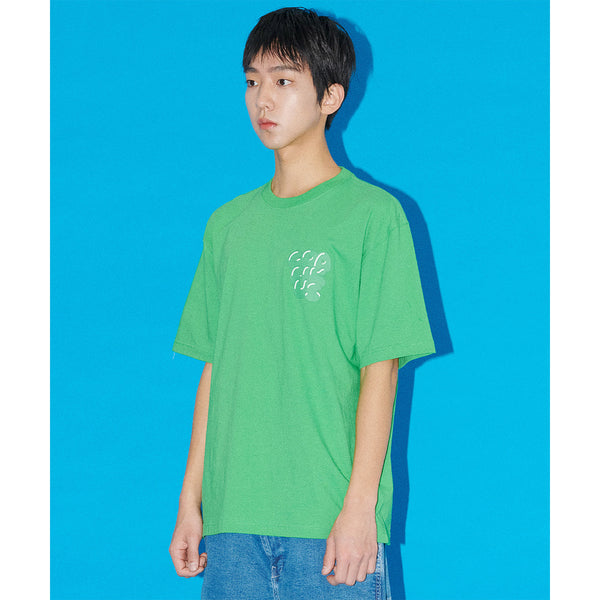 バブルロゴTシャツ/BUBBLE LOGO S/S GREEN