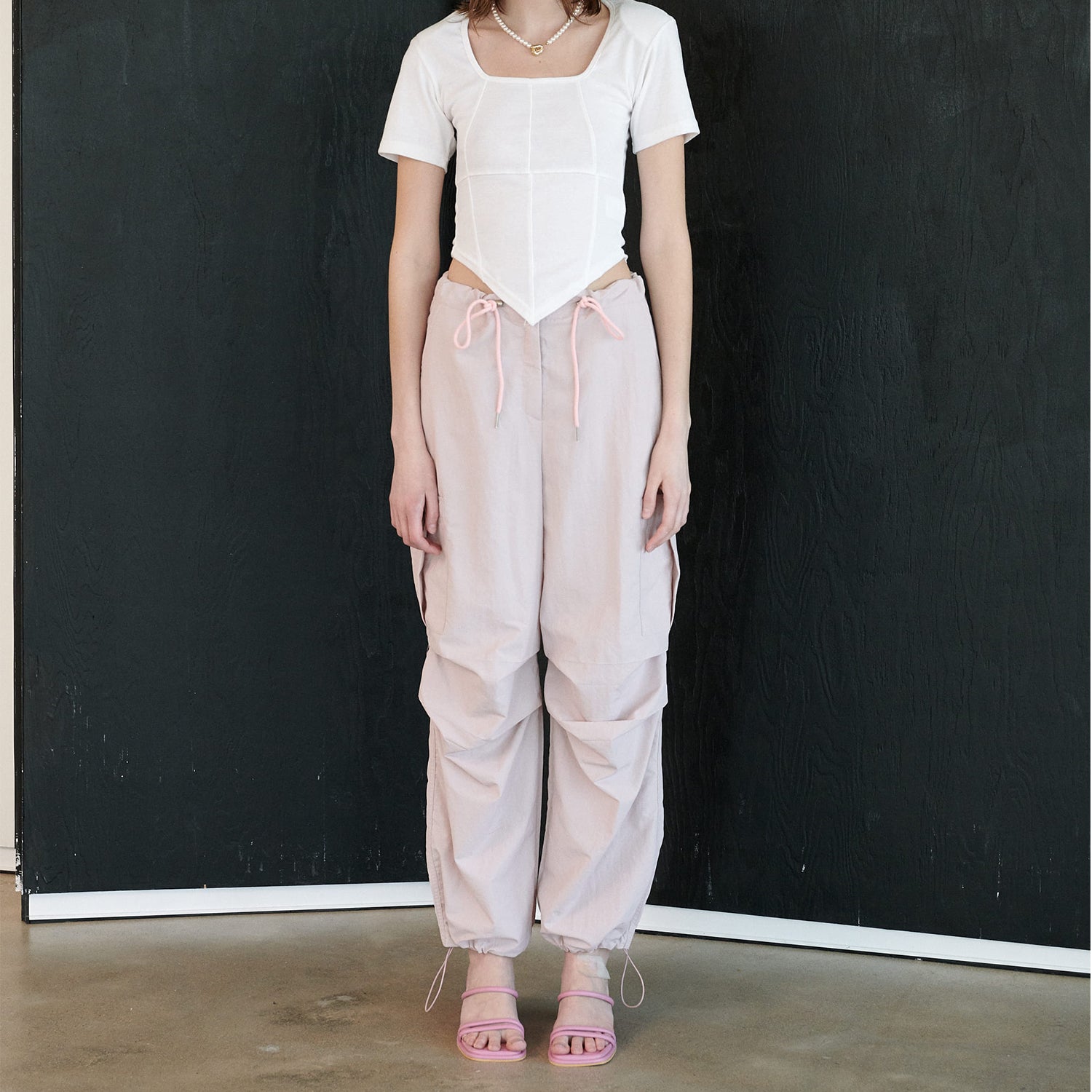  SUMMER CARGO PANTS, PINK