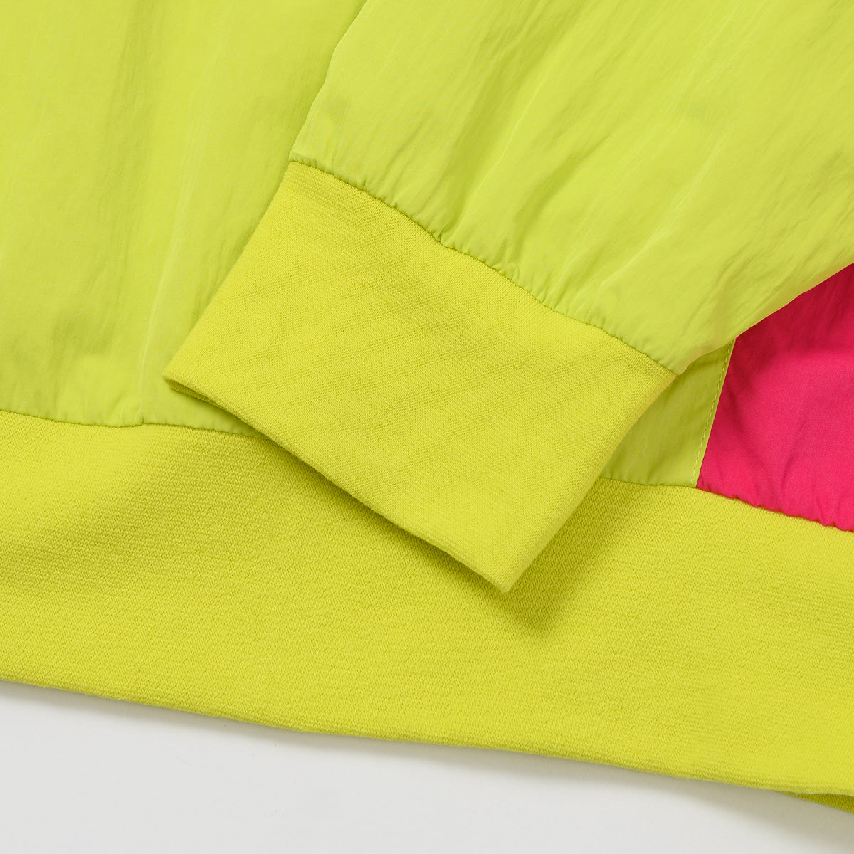 COLOR BLOCK RETRO WINDBREAKER - NEON