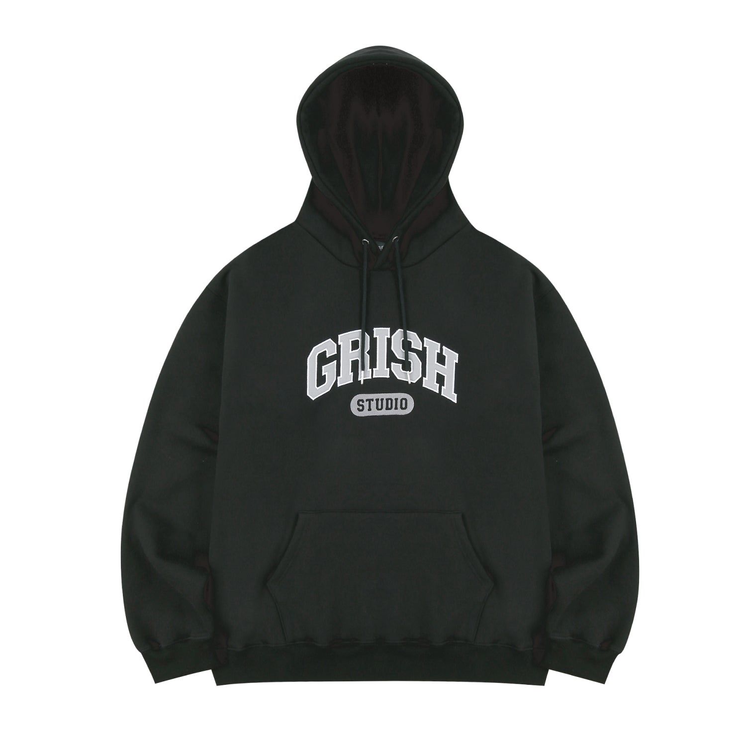 GRISH SIGNATURE LOGO HOODIE BLACK