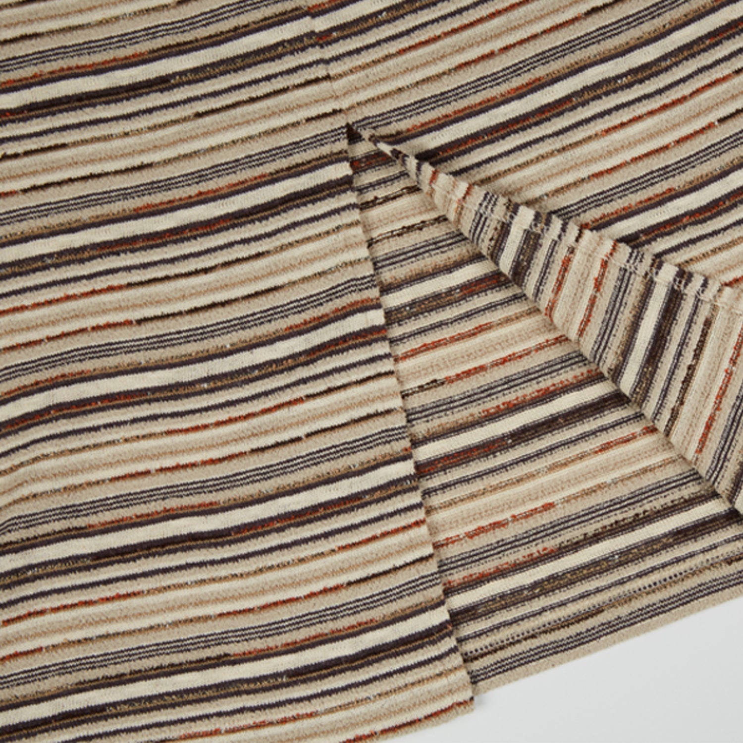 Stripe Knit Skirt [Beige]