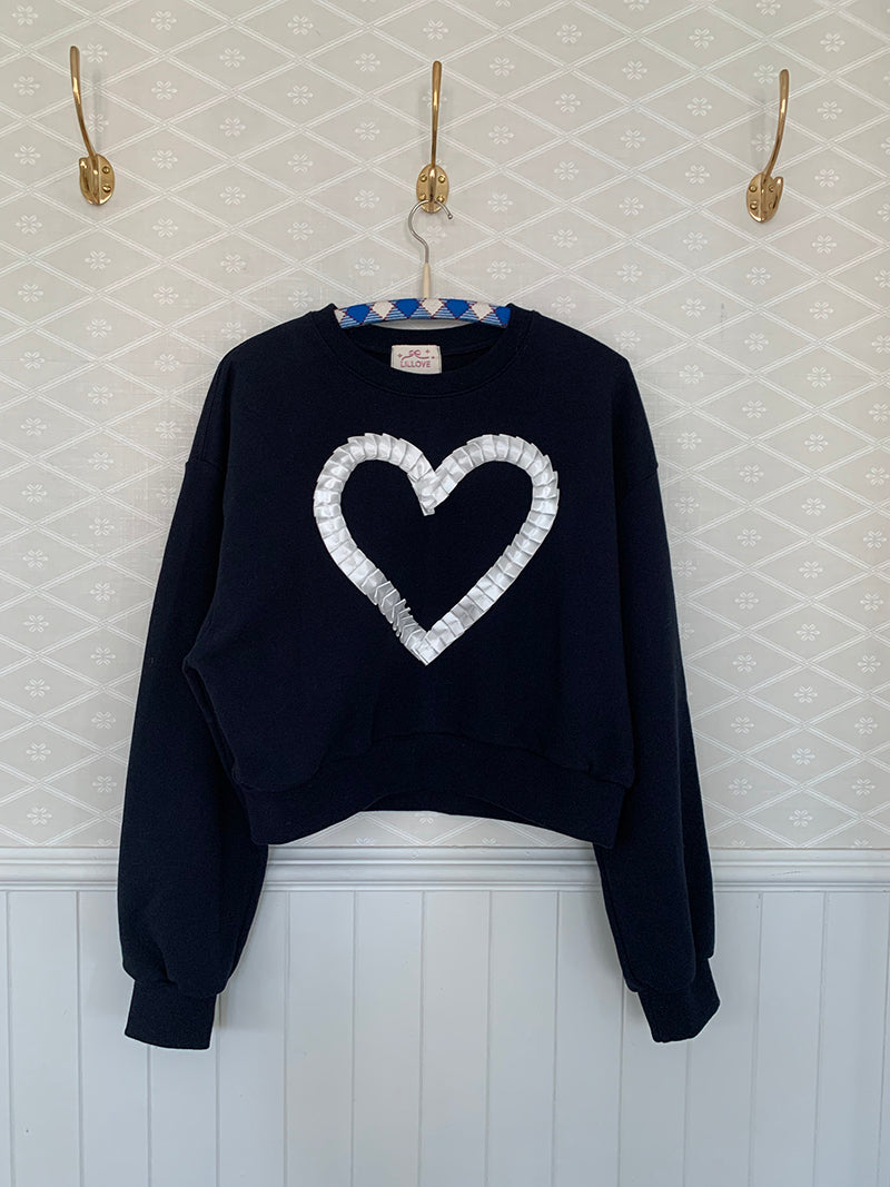 [by LILLOVE] cupid love sweatshirt (gray)