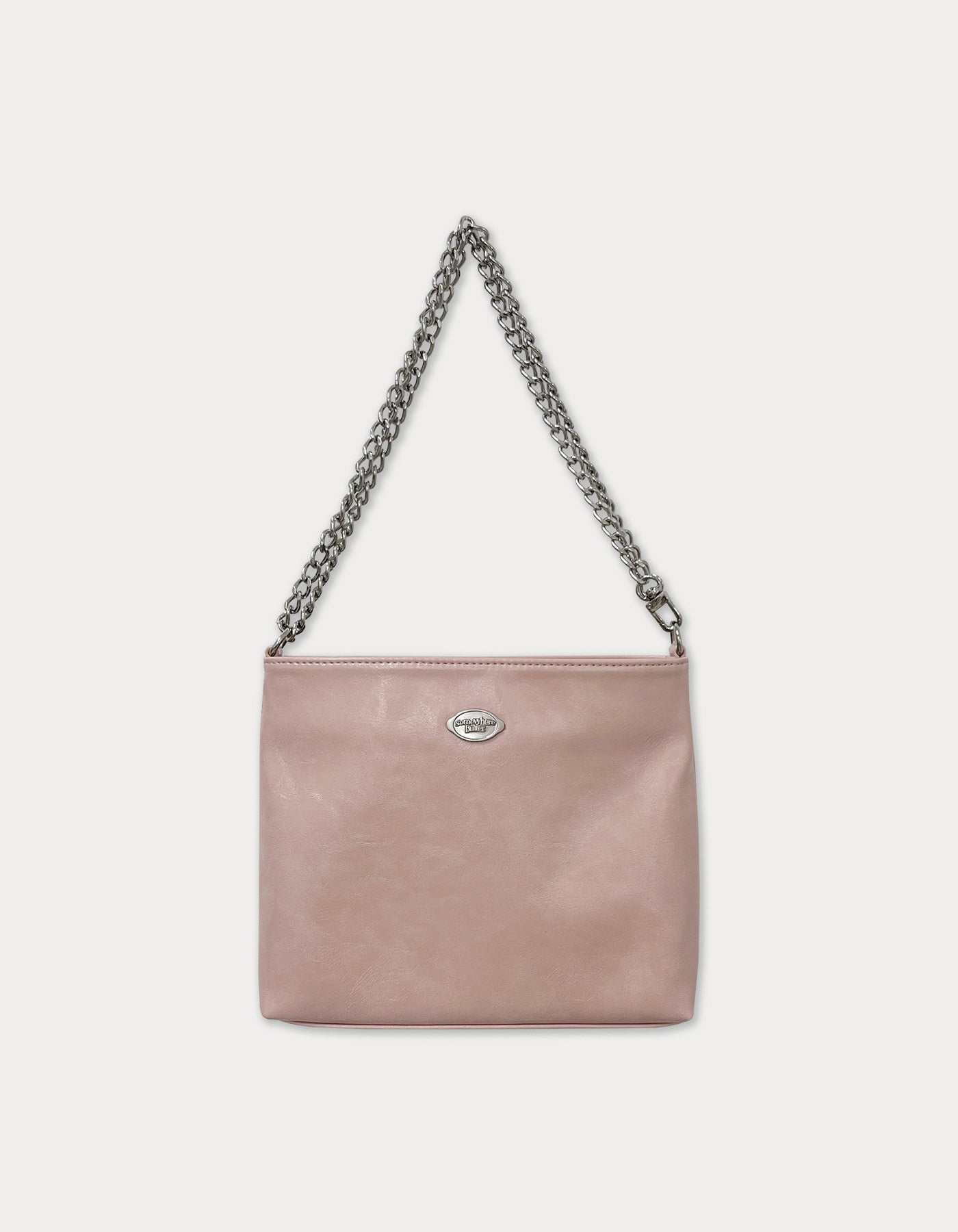 fle chain toast bag - baby pink