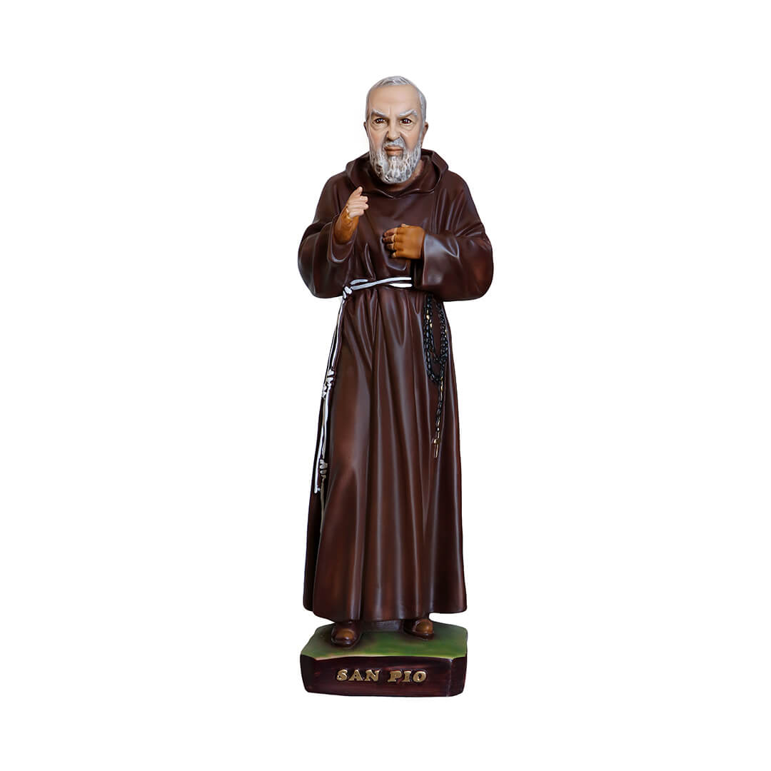 Statua San Pio - Padre Pio - 60cm | Lux Dei - Vendita Articoli ...