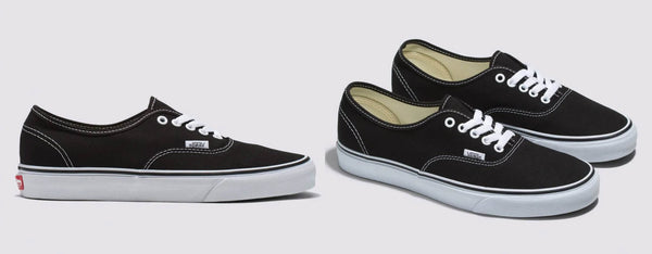 VAns shoes straight/flat around ankle bones and heel