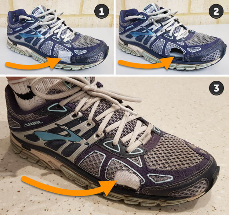 Cutting Holes In Running Shoes | Blister Prevention