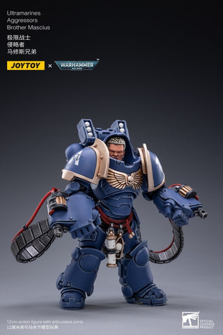 Warhammer 40K Ultramarines Aggressors Brother Mascius 1/18 Scale