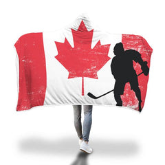 PuckTeez Canada Hockey Blanket