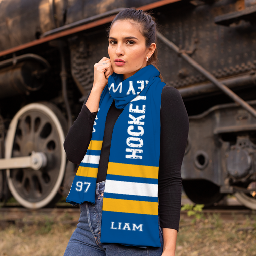 Personalized Hockey Scarf