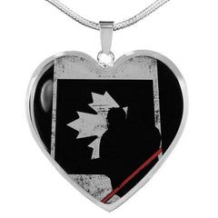 Canada Hockey Necklace