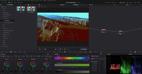 davinci resolve color grading luts