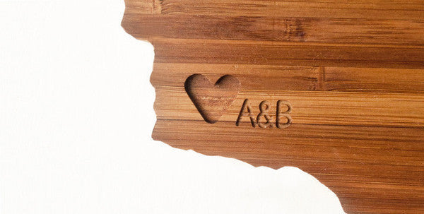 California State Shaped Miniature Cutting Board – AHeirloom