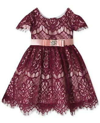 baby maroon dress