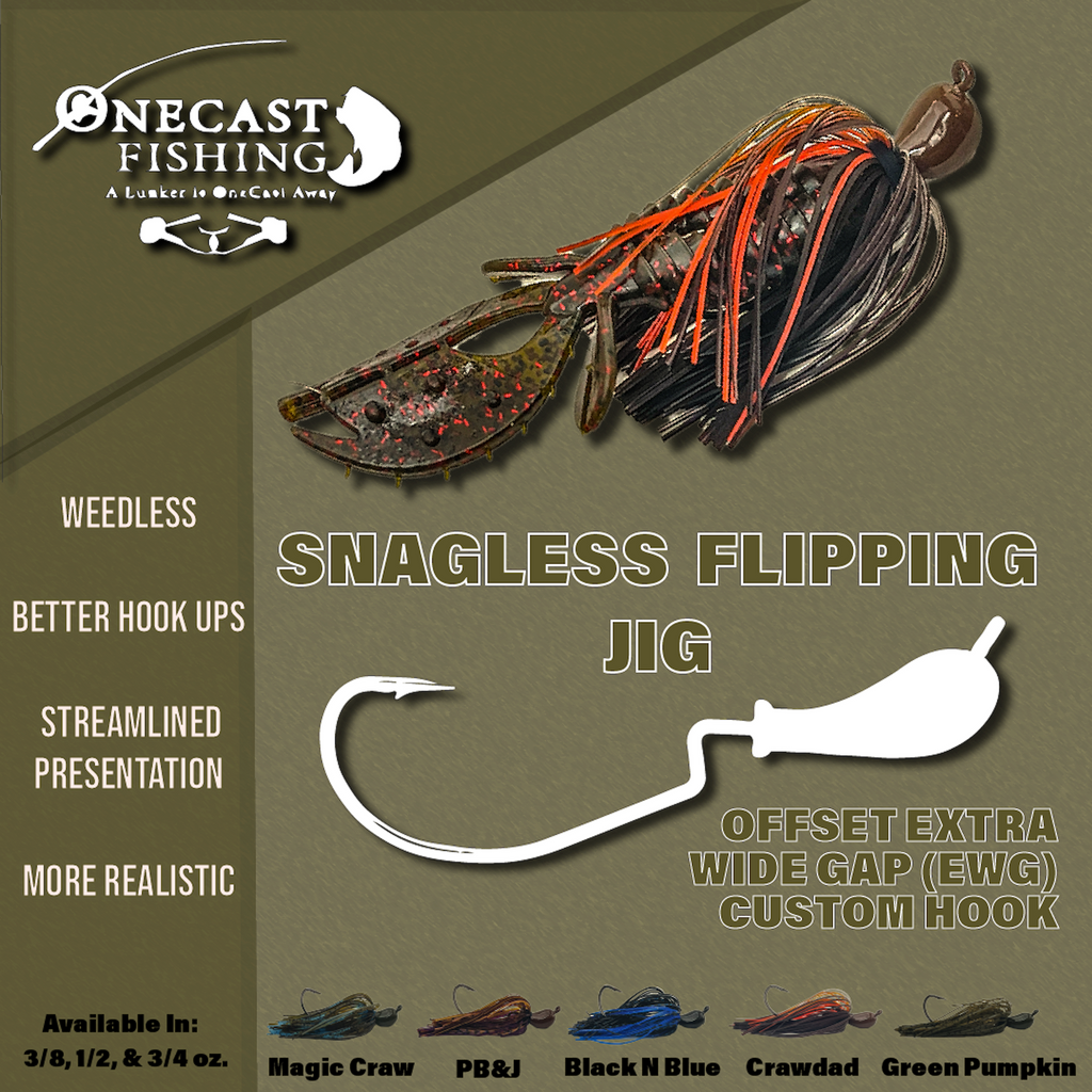 Snagless Bladed Jig – OneCast Fishing