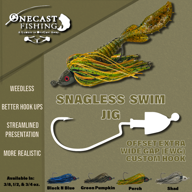 Snagless Football Jig – OneCast Fishing