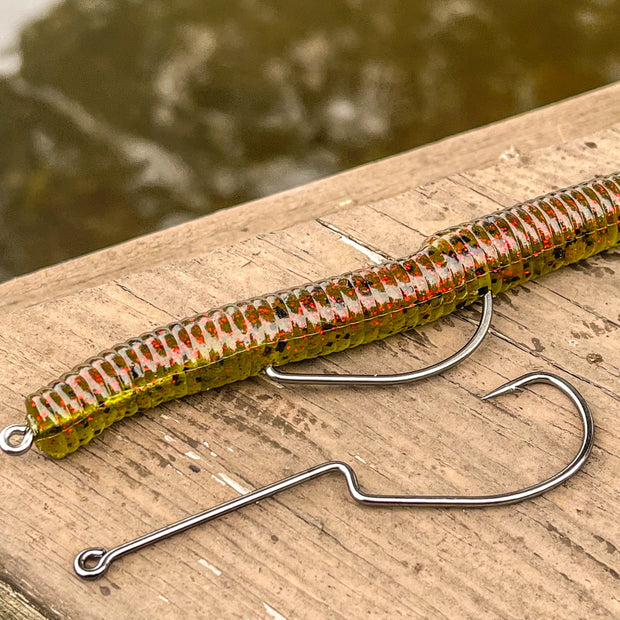 Weedless Ned Rig 1/8 - Green Pumpkin - Ramsey Outdoor