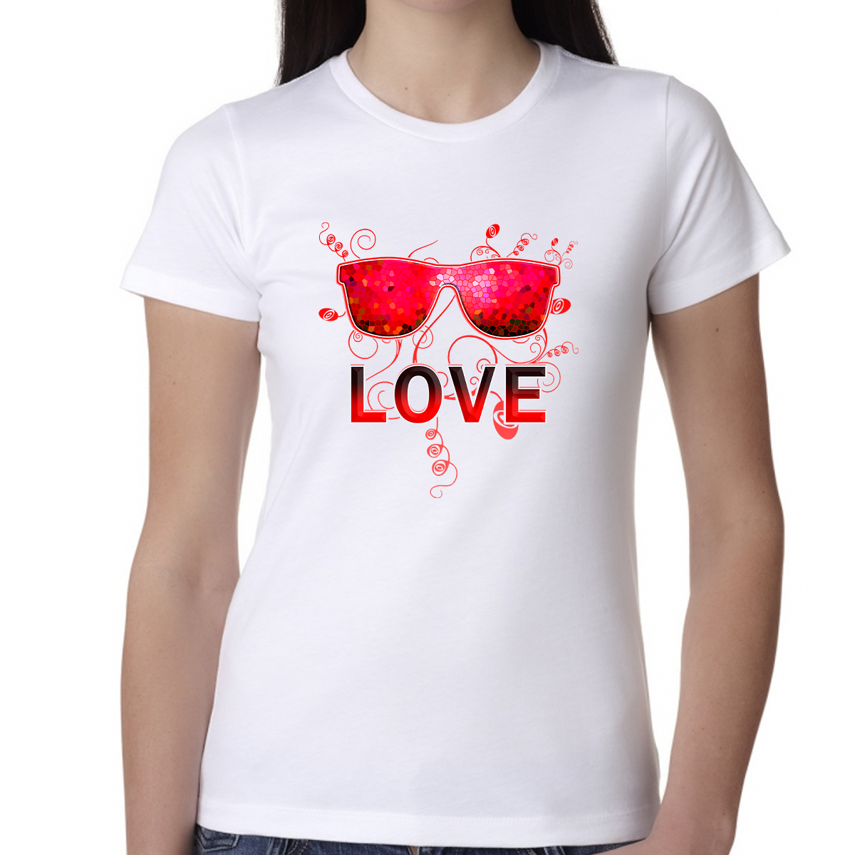 valentine women's shirts