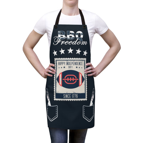 4th of July BBQ Aprons for Women & Men American Football BBQ Apron Grilling Gifts for Men USA Chef Apron