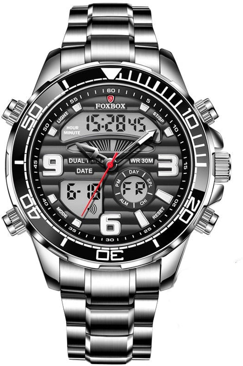 Awesome Luxury Dual Time Men's Watch