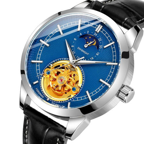 Awesome Moon Phase Tourbillon Automatic Mechanical HF8197M3