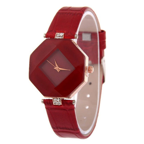 Geometry Cut Crystal Watch