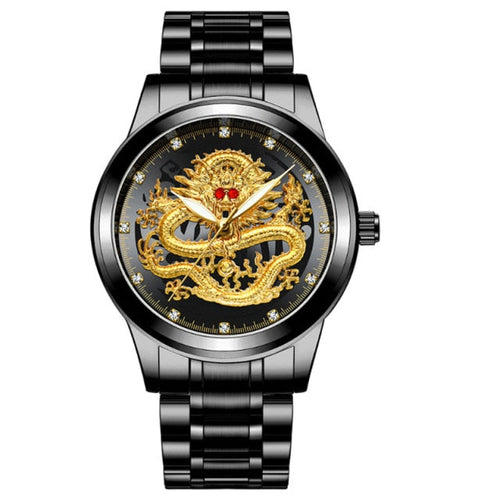 Gold Luxury Dragon Watch