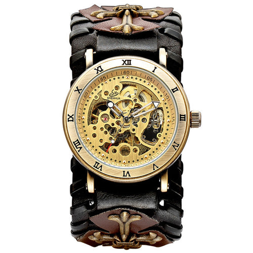 Gothic Bronze Hollow Automatic Watch