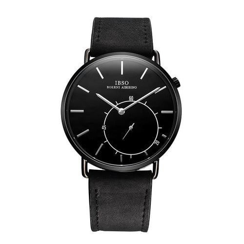 New Business 8 MM Ultra-thin Quartz Wristwatch 6651