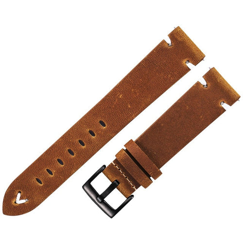 Handmade Italian Leather Strap Watchband 18mm 20mm 22mm