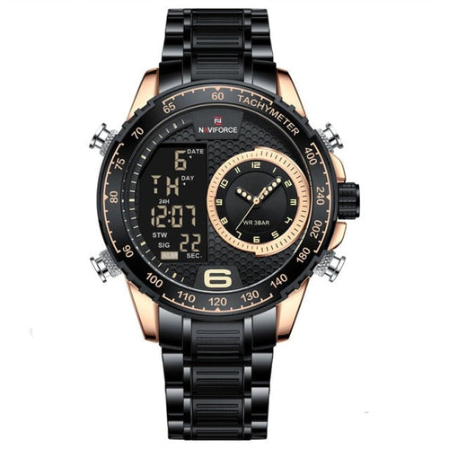Luxury Luminous Waterproof Steel Watch 2022