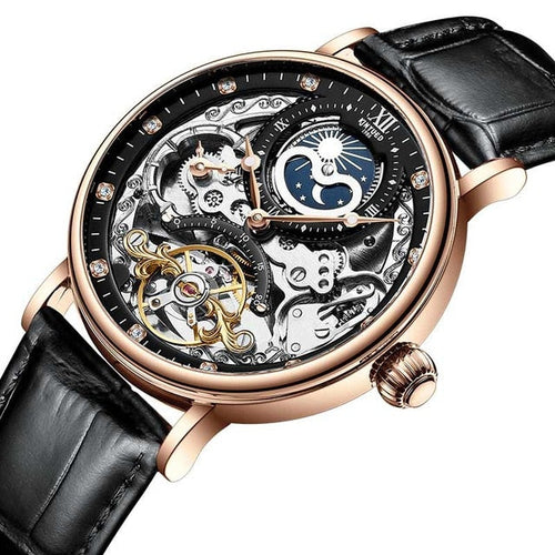 Skeleton Mechanical Automatic Watch