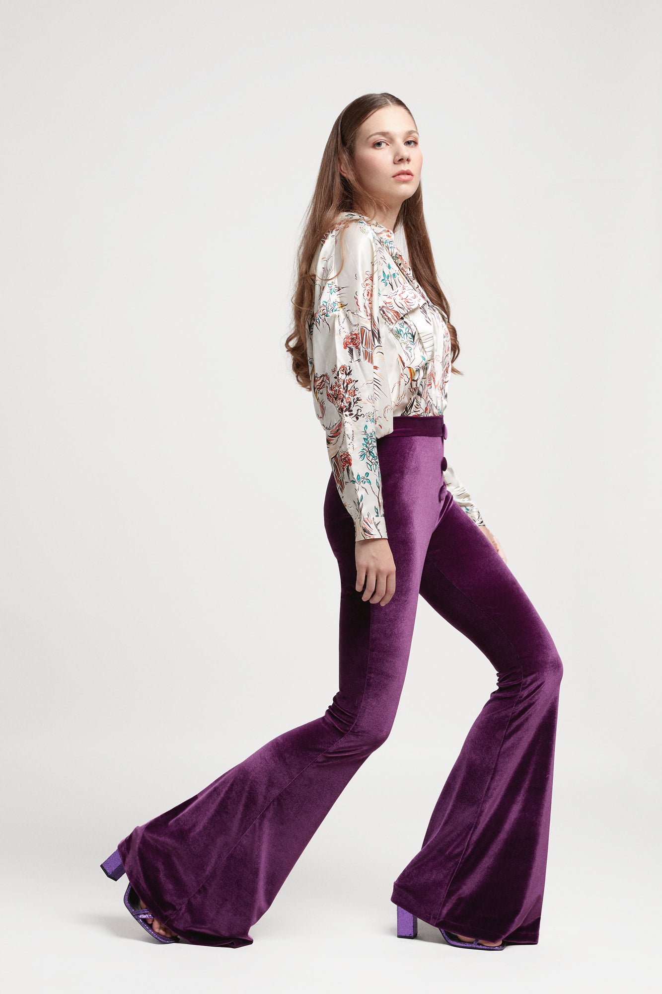 Pantalon Asmara Morado Naiwesi