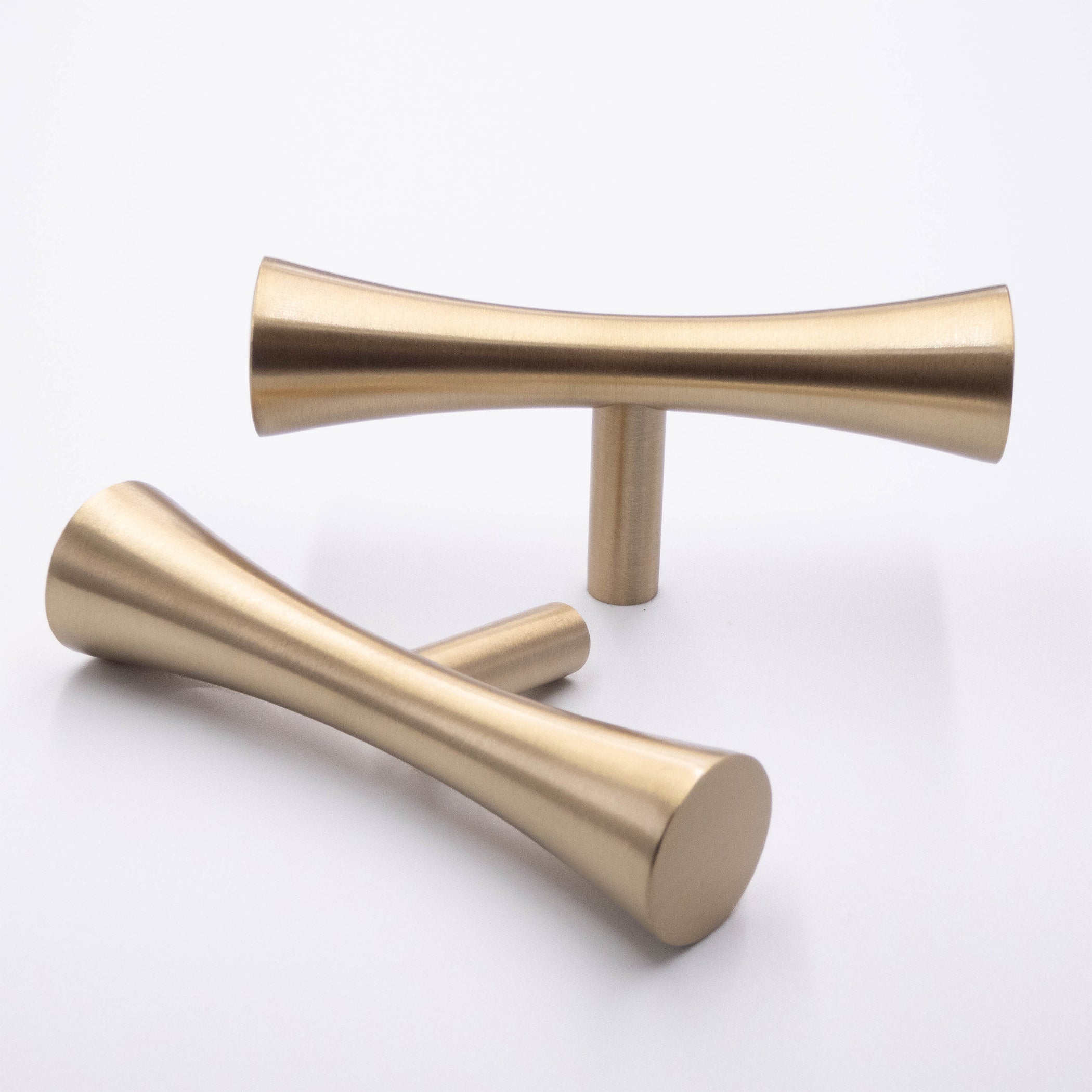 Etta - Hourglass-Shaped Mid-Century Cabinet T-Bar Knob and Drawer Pull