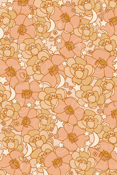 Fall Floral Background 2 (Printable Poster)