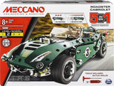 Erector by Meccano, 5 in 1 Roadster Pull Back Car Building Kit, for Ages 8 and up, STEM Construction Education Toy