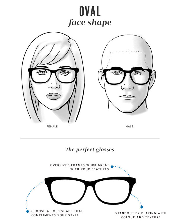 best glasses shape for oval face women