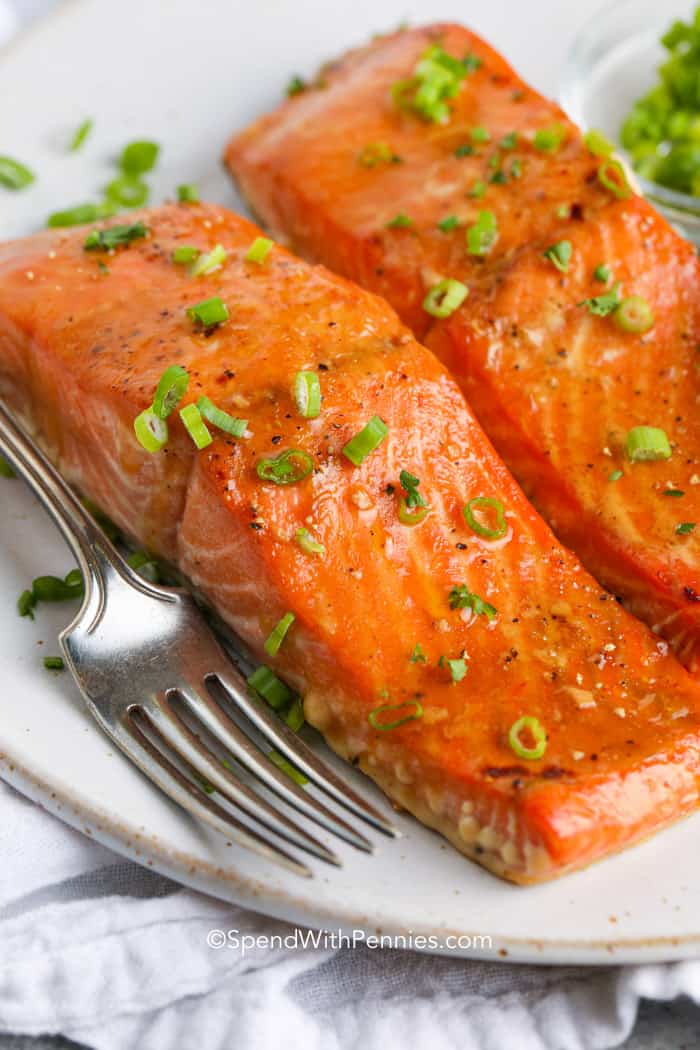 Baked Salmon Fillets {with a Ginger Orange Marinade} – Catanexus