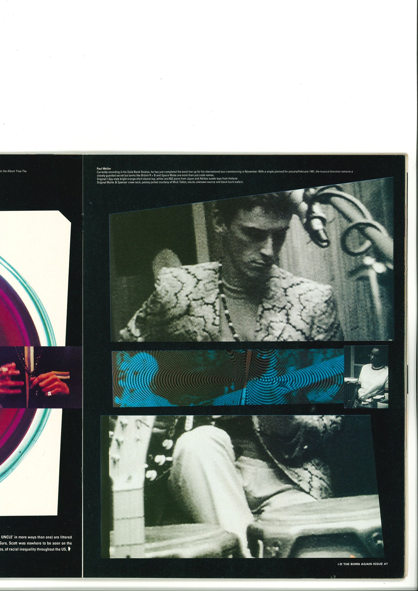 Paul Weller Anglozine Mod style I-D 1990