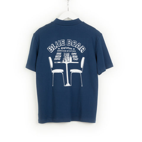 Anglozine Blue Boar tshirt Navy