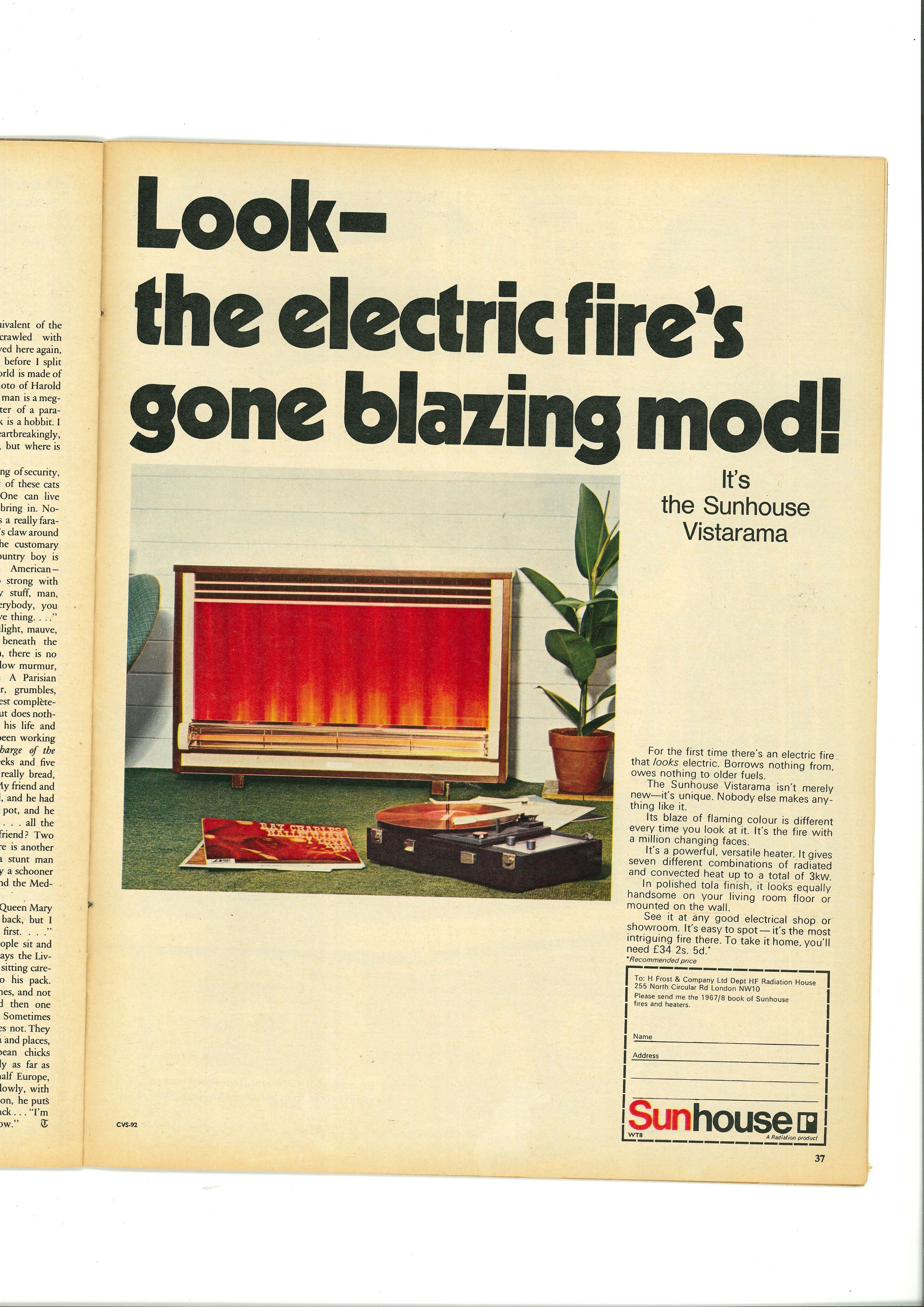 Anglozine mod fire The Daily Telegraph magazine 1967 blog post