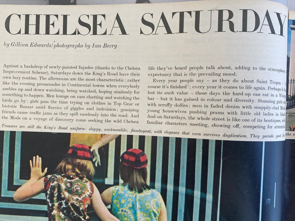 Anglozine The Observer 1965 Chelsea Saturday