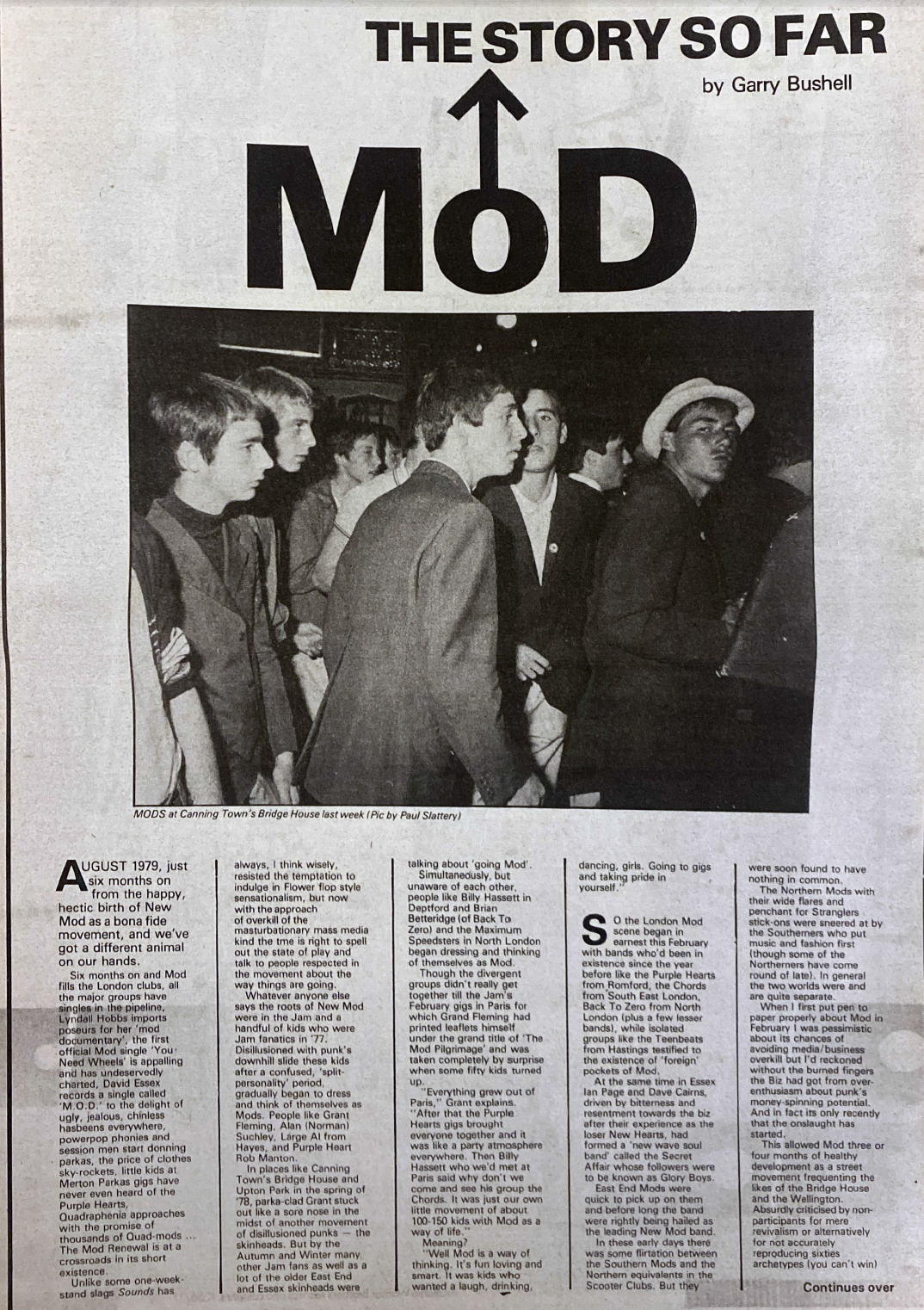 Mod Sounds Magazine August 1979 Anglozine